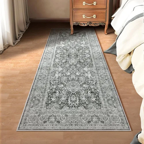 Miniatura 87 de Alfombras de área de 5 x 8 pies para dormitorio, alfombra lavable de 5 x 8, alfombra vintage grande, antideslizante, alfombra bohemia para sala