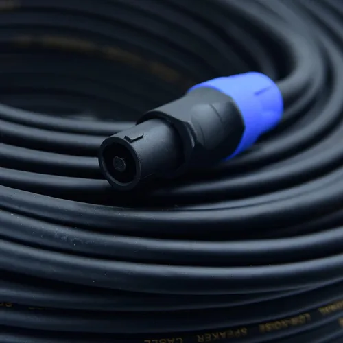 Miniatura 5 de Speak on Paquete de 2 cables de altavoz profesional Speakon a Speakon macho calibre de bloqueo de cable de cable de audio profesional de 12 AWG
