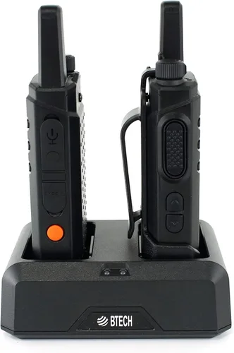 Miniatura 8 de BTECH FRS-B1 Paquete de 2 FRS Business, Walkie Talkies para adultos, NOAA, radio bidireccional de alto rendimiento. Kit completo con kit