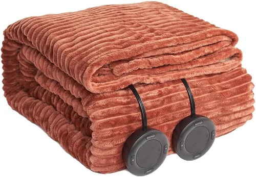 Miniatura 7 de Manta térmica tamaño King de 100 x 90 pulgadas, certificación ETL, manta eléctrica de 6 niveles de calefacción y apagado automático de 1 a 10 horas