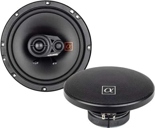 Alphasonik 1 par de altavoces NS653 Neuron Series de 6.5" (300 vatios máx. para el par) 150 vatios máx. por altavoz, altavoz de audio para automóvil