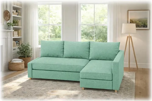Miniatura 3 de Friheten - Funda de repuesto de poliéster de larga duración, compatible con sofá cama Friheten de IKEA o funda seccional de esquina. Solo funda