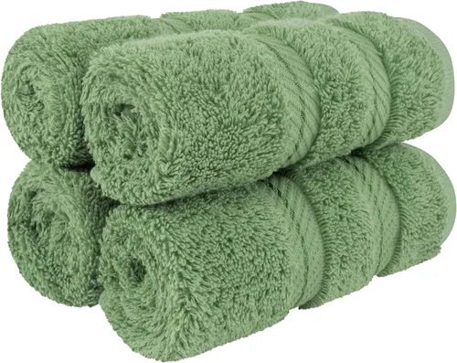 Miniatura 124 de American Soft Linen - Juego de 4 toallas, 100% de algodón turco, 27 x 54 pulgadas, tamaño extragrande, toallas para la ducha, color amarillo