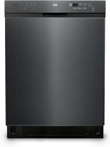 Miniatura 4 de BLACK+DECKER Lavavajillas empotrado de 24 pulgadas, capacidad para 12 cubiertos con tina de acero inoxidable, lavavajillas con 6 programas