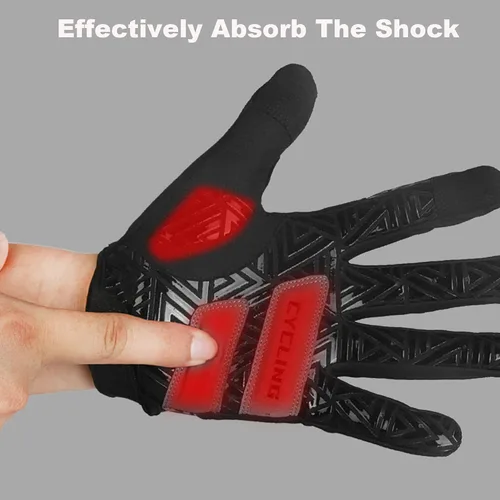 Miniatura 4 de CbRSPORTS Guantes de ciclismo guantes de bicicleta guantes de gimnasio guantes de montaña antideslizantes absorción de golpes almohadilla de gel