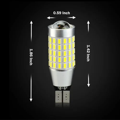 Miniatura 5 de bombillas LED con conjunto de chips 921 912 90-EX, 360 grados de brillo, extremadamente brillosas para luces de retroceso. Blanco, Xenón