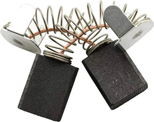 Miniatura 2 de Cepillos de carbón para Ryobi C357 Powertools - con resorte, cable y conector - Reemplaza 613 AA, 613 GX, 613AA, 6540053 y 6541283