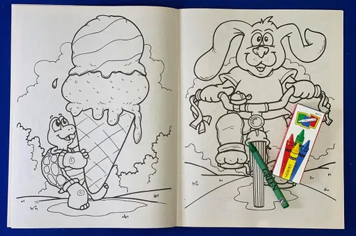 Miniatura 3 de ZOCO Libros para colorear divertidos para colorear (paquete de 50 unidades, con crayones) - Juegos, rompecabezas, actividades para niños Con ceras