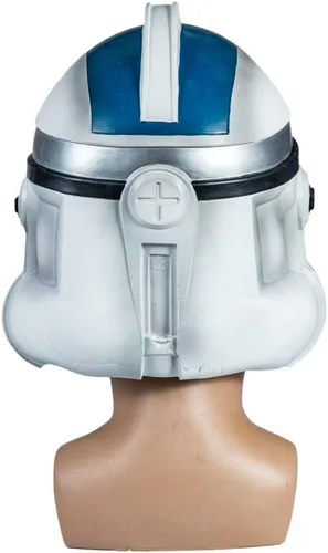 Miniatura 4 de Máscara de casco de soldado clon fase 2, accesorios de disfraz para Halloween, látex