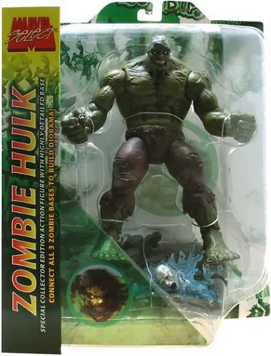 Miniatura 2 de Marvel Seleccione: Figura de acción de Zombie Hulk
