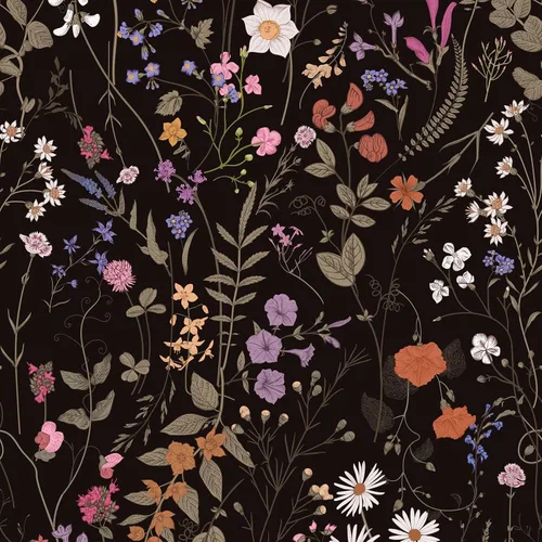 Miniatura 10 de Papel pintado floral JiffDiff despegar y pegar 118" x 17.3" papel pintado para baño papel pintado de flores silvestres papel de contacto de vinilo