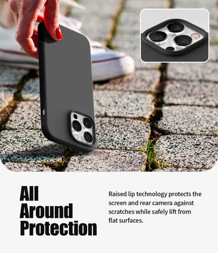 Miniatura 5 de GOOSPERY Funda de silicona líquida para iPhone 14 Pro Max