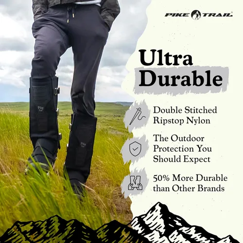 Miniatura 6 de Pike Trail Polainas de pierna de serpiente: protección de alto rendimiento para excursionistas y cazadores - Impermeable, protección contra