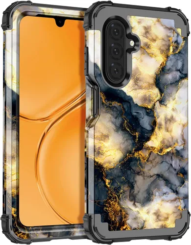 Miniatura 79 de Casetego Funda para Galaxy A16 5G, Tres Capas de Alta Resistencia Robusta a Prueba de Golpes, Protección Completa Rugosa de PC Duro + Parachoques