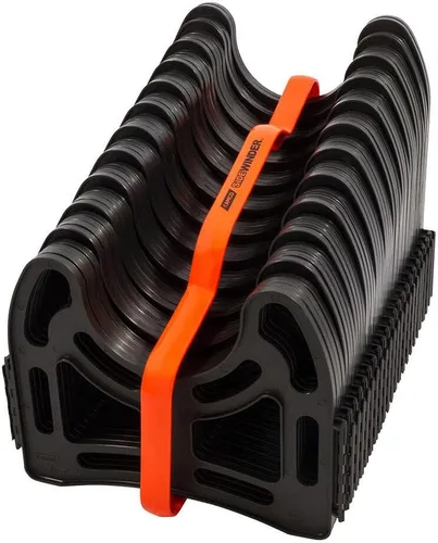 Camco Sidewinder 20 pies de soporte para manguera de alcantarillado de autocaravana/camper | Diseño telescópico se dobla alrededor de obstáculos y