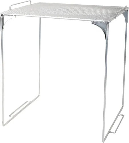 Miniatura 19 de Estante organizador de casillero apilable extra para casillero escolar, organizador de armario de almacenamiento, accesorios adecuados para la Negro