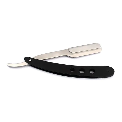 Miniatura 2 de OdontoMed2011® Rastrillo profesional de peluquería con borde recto, 5.3 in, resistente al deslustre y al óxido, afeitadora de calidad de salón