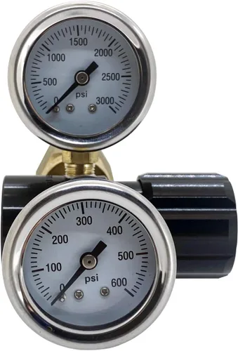 Miniatura 5 de Regulador de CO2 de dióxido de carbono ajustable de alto flujo 475 PSI y kit de mango para neumáticos Jeep