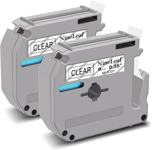 Miniatura 35 de NineLeaf Cinta de etiquetas de repuesto compatible para Brother P-Touch M-Tape M521 MK521 M-K521 funciona con Ptouch PT-M95 PT-90 PT70 PT-65 PT85