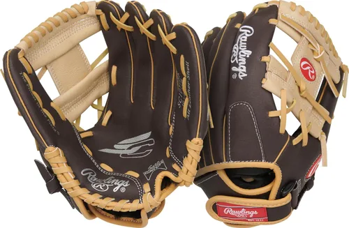 Miniatura 13 de Rawlings Guante de béisbol y sóftbol Sure Catch Modelos de T-Ball, para jóvenes y adultos recreativos Múltiples tallas y estilos