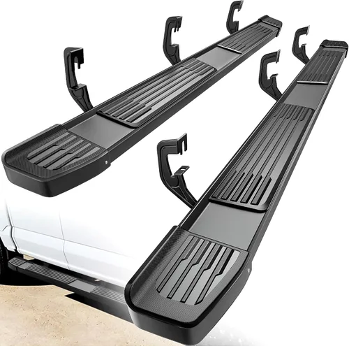 Miniatura 10 de YITAMOTOR - Estribos de caída compatibles con Chevy Silverado/GMC Sierra 1500 de 2 filas y 4 puertas 2007-2018, 2007-2019 2500HD 3500HD de 2 filas