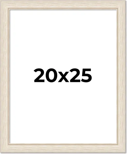 Miniatura 220 de Poster Palooza Marco de madera cepillado lavado blanco cepillado de 8 x 10 pulgadas con acrílico UV, respaldo de tablero de espuma y accesorios