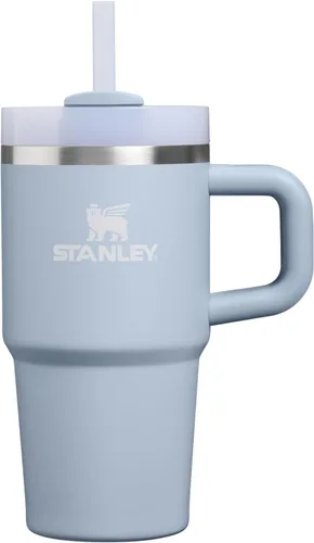 Miniatura 78 de STANLEY Quencher H2.0 Vaso Térmico con asa y pajilla, 64 onzas, tapa Flowstate de 3 posiciones, gran capacidad para viajes y deportes, vaso de acero