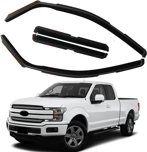 Miniatura 29 de Protectores de lluvia in Channel para Jeep Grand Cherokee L 2021, 2022, 2023, 2024, 2025 2026, deflectores de viento laterales duraderos, viseras