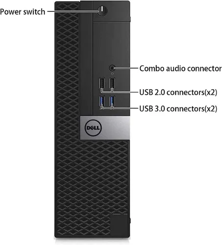 Miniatura 2 de Dell OptiPlex 7040 SFF PC de escritorio con monitor LCD FHD de 27 pulgadas, escritorio 7040 SFF Intel Core i5-6th, 16 GB de RAM, SSD de 512 GB