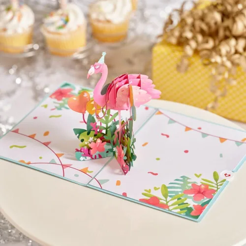 Miniatura 5 de Lovepop Tarjeta desplegable de cumpleaños para ella, él, hombres, mujeres, tarjetas de felicitación de animales 3D, cumpleaños, 5 x 7 pulgadas