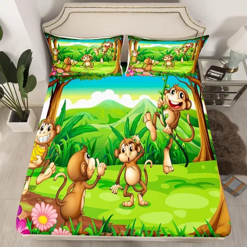 Miniatura 43 de Ropa de cama de 2 piezas, estilo rústico de granja, juego de ropa de cama para adolescentes y adultos, sábanas bajeras, ropa de cama ajustable