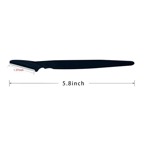 Miniatura 8 de Maquinilla de afeitar de cejas para mujer, 4 piezas de afeitar Dermaplane para mujer, multiusos, moldeador de pelo facial