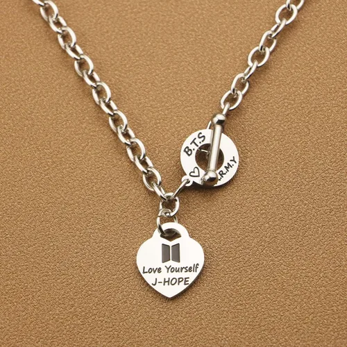 Miniatura 4 de ARETIS Kpop Bangtan - Collar de regalo para niños Be the best J-HOPE JIMIN JIN JK RM SUGA V Collar Bangtan Boys Lover Jewelry Gift for Bangtan Boys