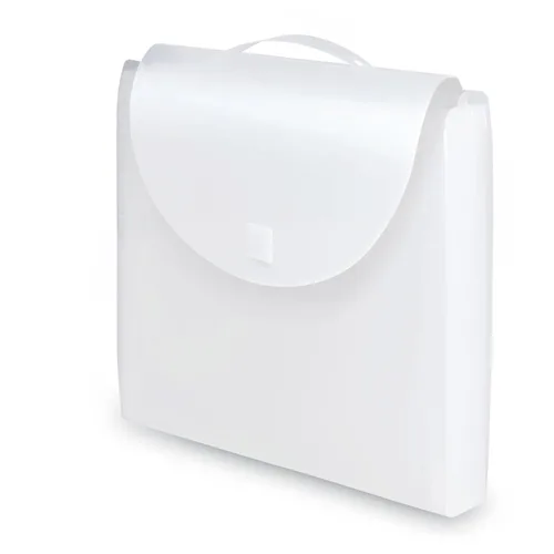 Miniatura 8 de Samsill Organizador de almacenamiento de papel y álbumes de recortes de 12 x 12 pulgadas, transparente, expandible, cierres de gancho y bucle, mango