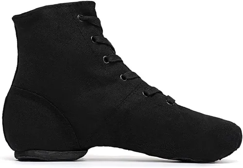 Miniatura 2 de Smithmelody Canvas Jazz Dancing Sneakers Ballet Dance Boots for Girls Boys