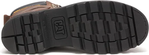 Miniatura 3 de CAT Botas de trabajo Second Shift con punta de acero para hombre Marrón oscuro