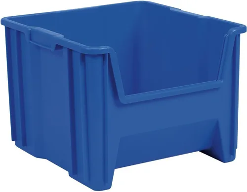 Miniatura 10 de Akro-Mils 13014 Stak-N-Store - Contenedor de almacenamiento de plástico apilable de servicio pesado con frente abierto