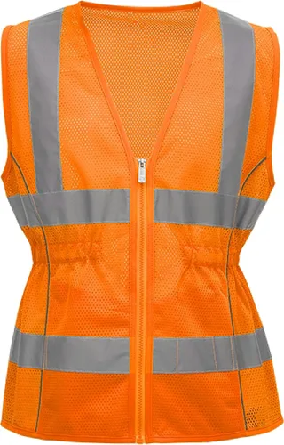 Miniatura 9 de Shine Bright Chaleco de seguridad – Alta visibilidad con correas reflectantes y bolsillos – Premium, suave, duradero y transpirable Rojo