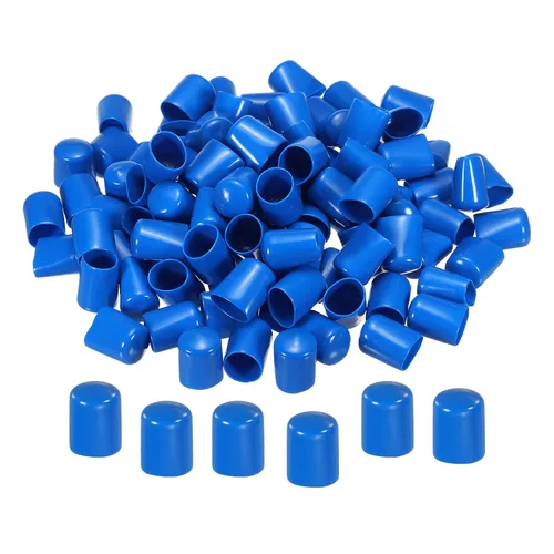 Miniatura 17 de MECCANIXITY 200 tapas de goma para extremos de goma, 0.079 in, protector de rosca de tornillo de vinilo, tapas de vacío redondas de PVC para tubería
