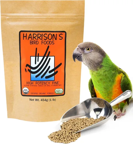 Miniatura 8 de Harrison's Bird Foods Fórmula fina de alta potencia, orgánica certificada, sin OMG para aves pequeñas a medianas, pellets de grado humano para muda