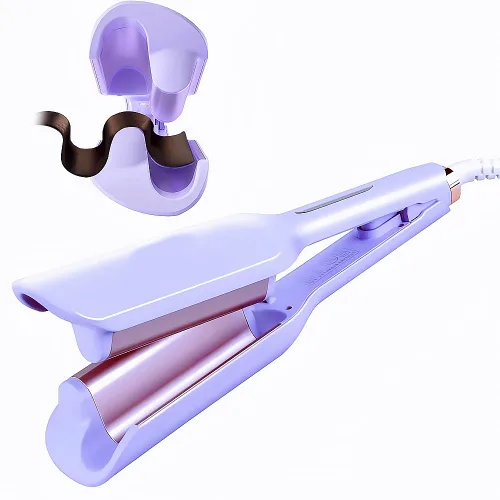 Rizador de pelo de doble barril, rizador de pelo de 1.25 pulgadas (1.260 in), rizador de pelo ondulado de 2 barriles, rizador de cabello ondulado de