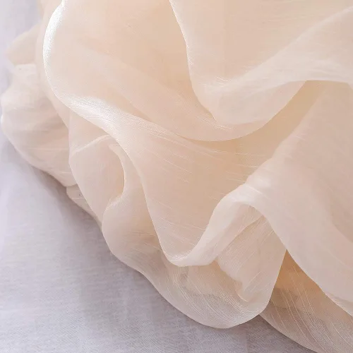 Miniatura 7 de Vestido de princesa con lentejuelas bordadas con hombros descubiertos y lentejuelas para niñas pequeñas, vestidos de fiesta de dama de honor
