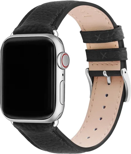 Miniatura 8 de Fullmosa Correas de cuero compatibles con Apple Watch Band de 1.49, 1.57, 1.61, 1.65, 1.73, 1.77 y 1.77 pulgadas, correa elegante para iWatch Series