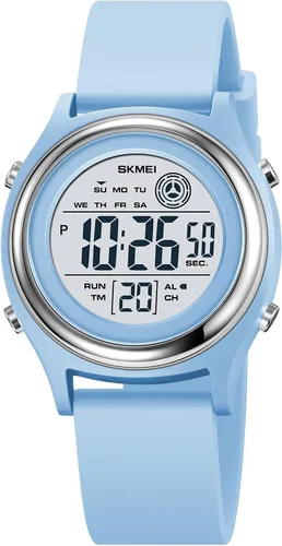 Miniatura 15 de Gosasa Reloj digital de moda para mujer, reloj multifuncional impermeable deportivo LED para mujer