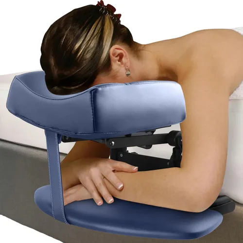 Miniatura 14 de TOROKOM Soporte ajustable para reposacabezas y almohada facial (color negro)