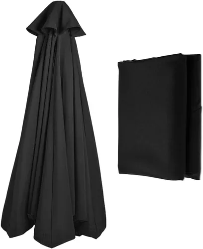 Miniatura 9 de KADEUX Toldo protector UV, toldo de repuesto de tela para parasol, toldo de repuesto para sombrilla colgante de patio, 6 varillas / 8 varillas, 9