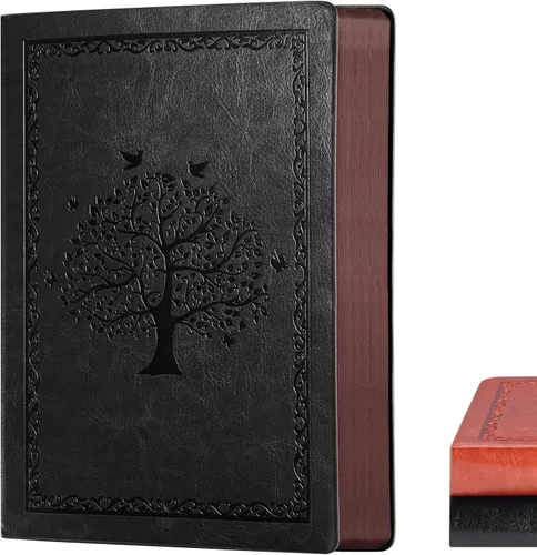 Miniatura 15 de Fetinar Cuaderno vintage de cuero 2026, 300 páginas, cuadernos de cuero con tapa blanda rayados para mujeres y hombres, cuadernos para escribir