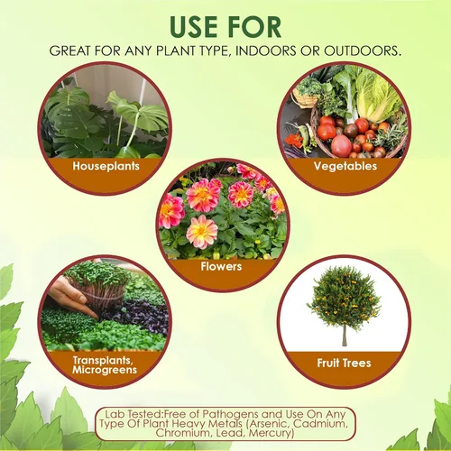 Miniatura 2 de VermisTerra Vitality - Alimento para plantas de interior y plantas de interior, fertilizante equilibrado de la madre tierra, orgánico, esquejes