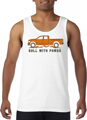 Miniatura 116 de Tee Hunt Camisetas gráficas y camisetas sin mangas para hombre Roll with Power Pickup Truck