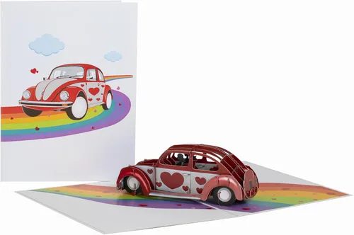 Miniatura 9 de iGifts And Cards Tarjeta emergente de corazón lesbiana 3D – Escultura de amor es amor para el mes del orgullo, salir y día de San Valentín – Regalo